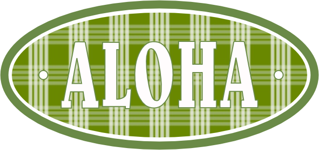 LLD PALAKA "ALOHA" PATCHES