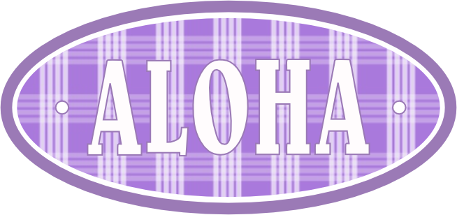 LLD PALAKA "ALOHA" PATCHES
