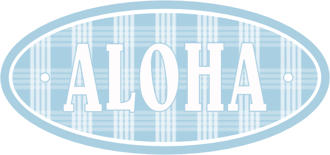 LLD PALAKA "ALOHA" PATCHES