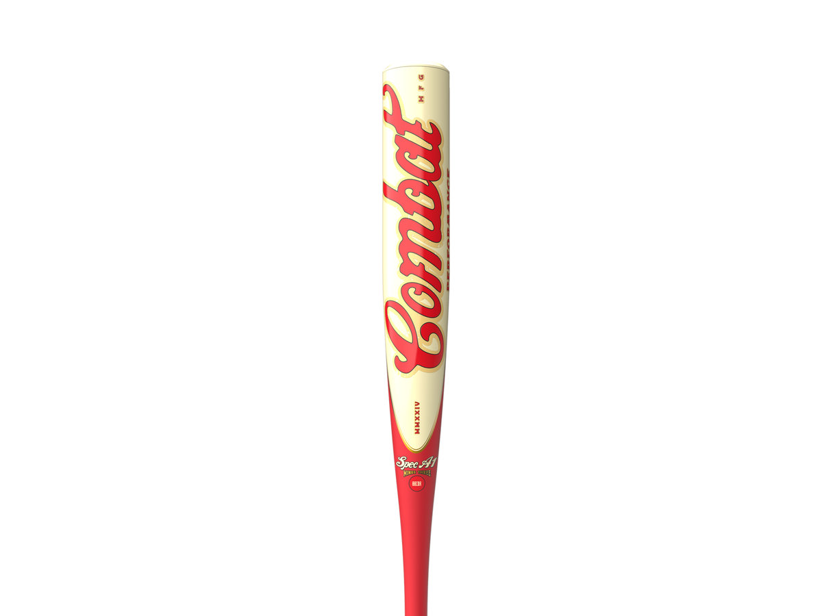 2027 COMBAT MFG STEEL HORSES RED RIDER SPEC-A1 BBCOR BASEBALL BAT