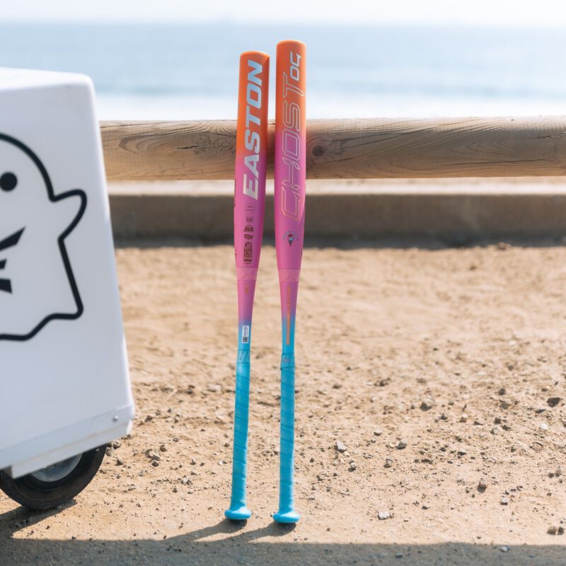 EASTON GHOST OG RAINBOW SHERBET FASTPITCH BAT