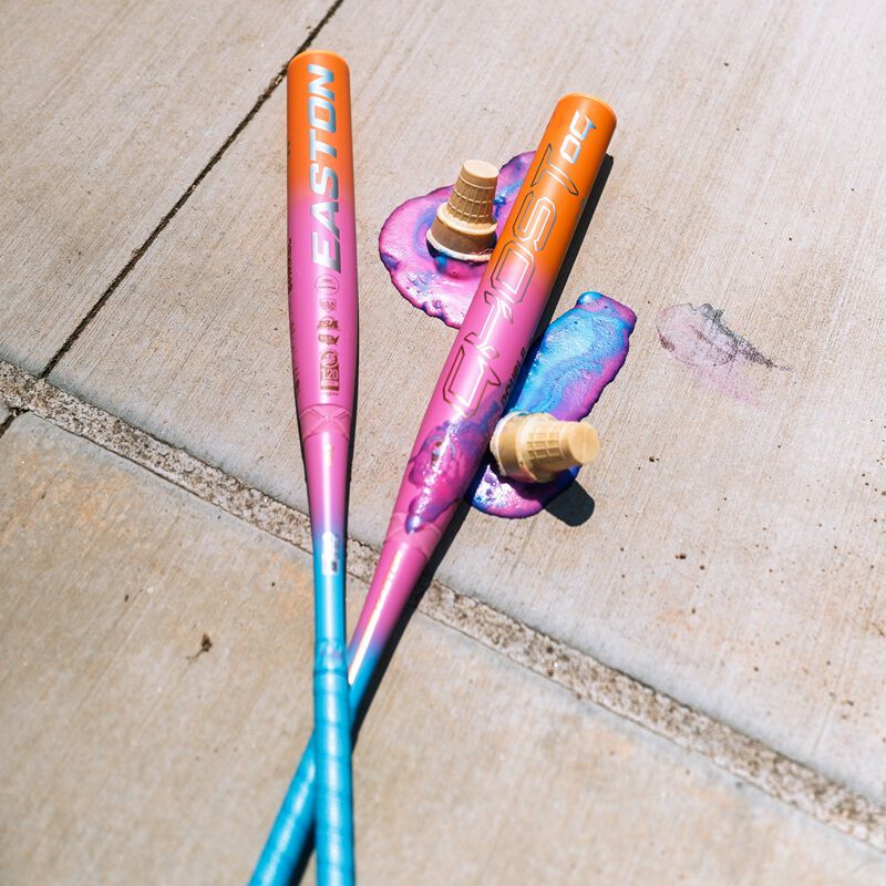 EASTON GHOST OG RAINBOW SHERBET FASTPITCH BAT