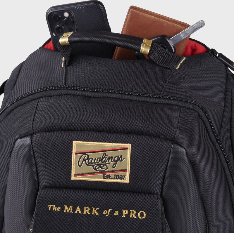 HH GOLD PLATED RAWLINGS GOLD COLLECTION UTILITY BACKPACK