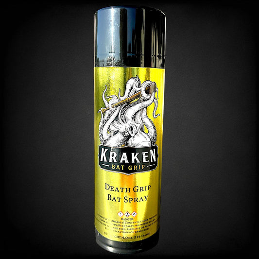 KRAKEN DEATH GRIP BAT SPRAY - GOLD DRIP