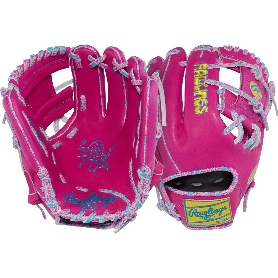 RAWLINGS ICON FEST HEART OF THE HIDE BERRY 11.5" INFIELD GLOVE