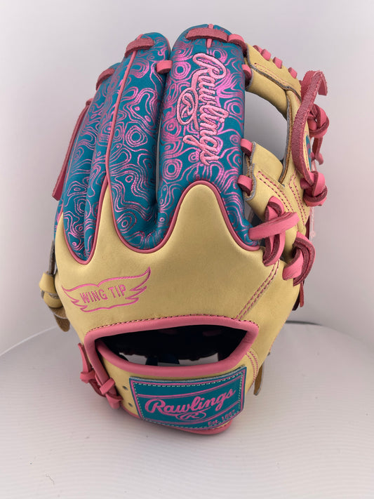 RAWLINGS HEART OF THE HIDE VIBRANT SERIES PROR204W-2TEC 11.5" INFIELD GLOVE
