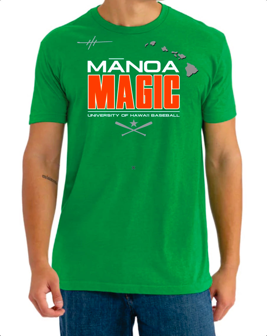 HH "MANOA MAGIC" UH BASEBALL LIMITED EDITION T-SHIRT - FUNDRAISER