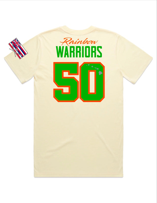 HH UH CREAM JERSEY T-SHIRT - LICENSED APPAREL