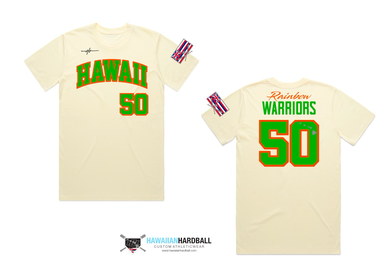 HH UH CREAM JERSEY T-SHIRT - LICENSED APPAREL