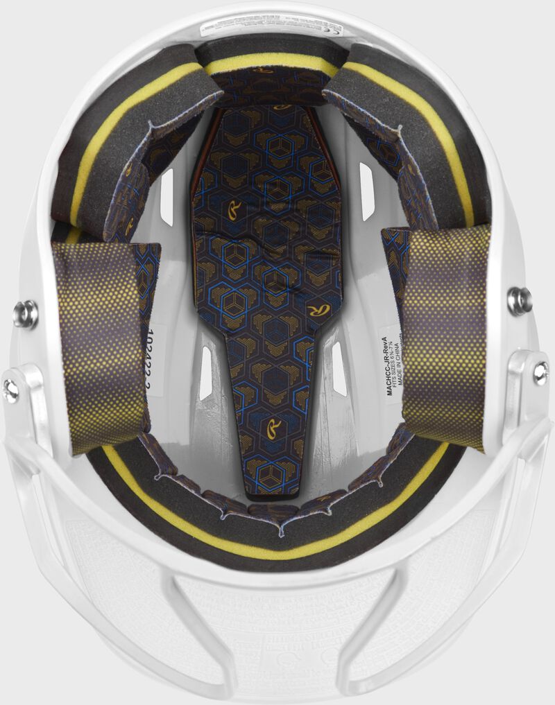 RAWLINGS MACH HI-VIZ FASTPITCH BATTING HELMET