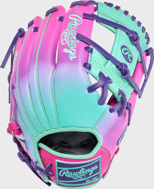 RAWLINGS HEART OF THE HIDE FUN BURST 2.0 11.5" CONTOUR FIT INFIELD GLOVE