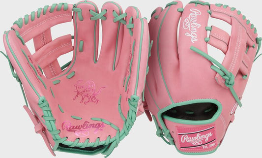 RAWLINGS HEART OF THE HIDE 11.75-INCH PINK INFIELD GLOVE