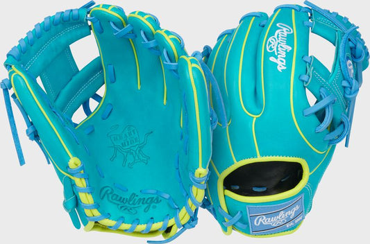 RAWLINGS HEART OF THE HIDE CONTOUR FIT 11.5-INCH TEAL INFIELD GLOVE
