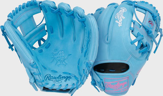 RAWLINGS HEART OF THE HIDE 11.5-INCH COLUMBIA BLUE INFIELD GLOVE
