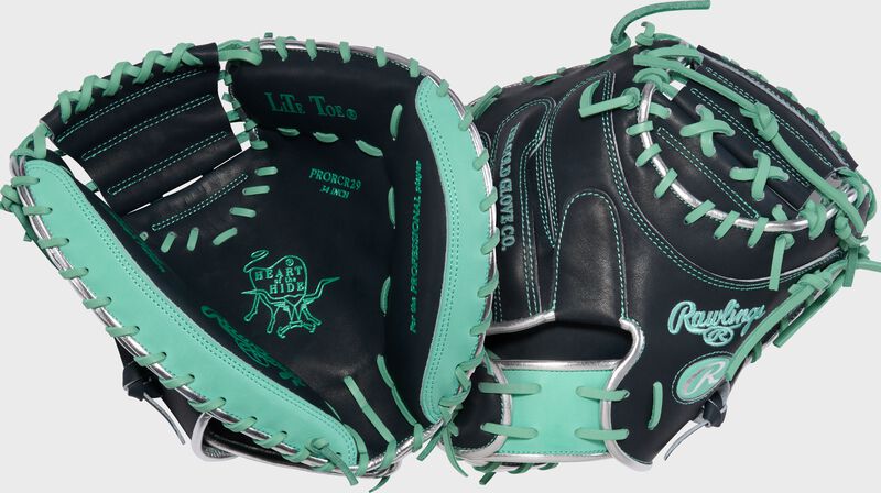 RAWLINGS CAL RALEIGH HEART OF THE HIDE 34-INCH CATCHERS MITT, RIGHT HAND THROW