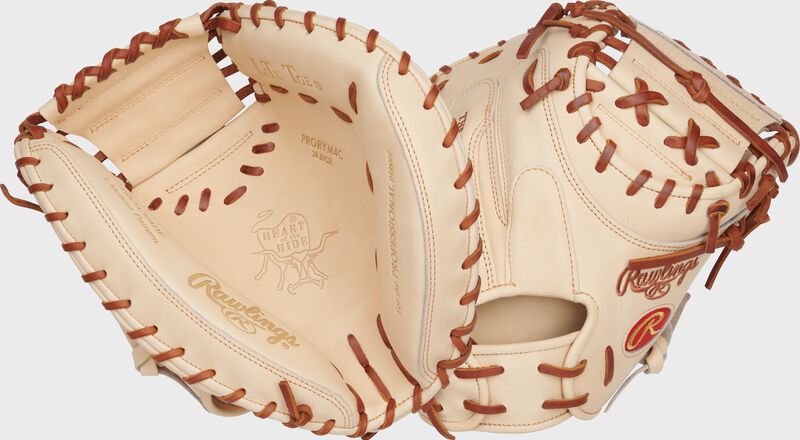 RAWLINGS HEART OF THE HIDE 34" CAMEL CATCHER'S MITT; YADIER MOLINA
