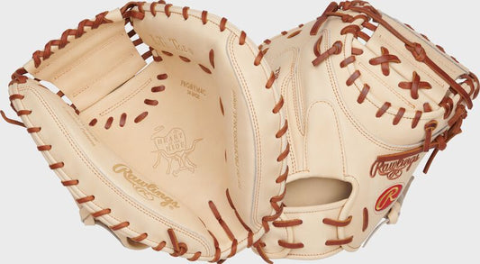 RAWLINGS HEART OF THE HIDE 34" CAMEL CATCHER'S MITT; YADIER MOLINA