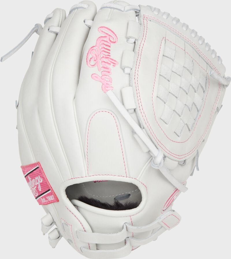 RAWLINGS LIBERTY ADVANCED COLOR SERIES 12 IN FASTPITCH GLOVE,WHITE/PINK