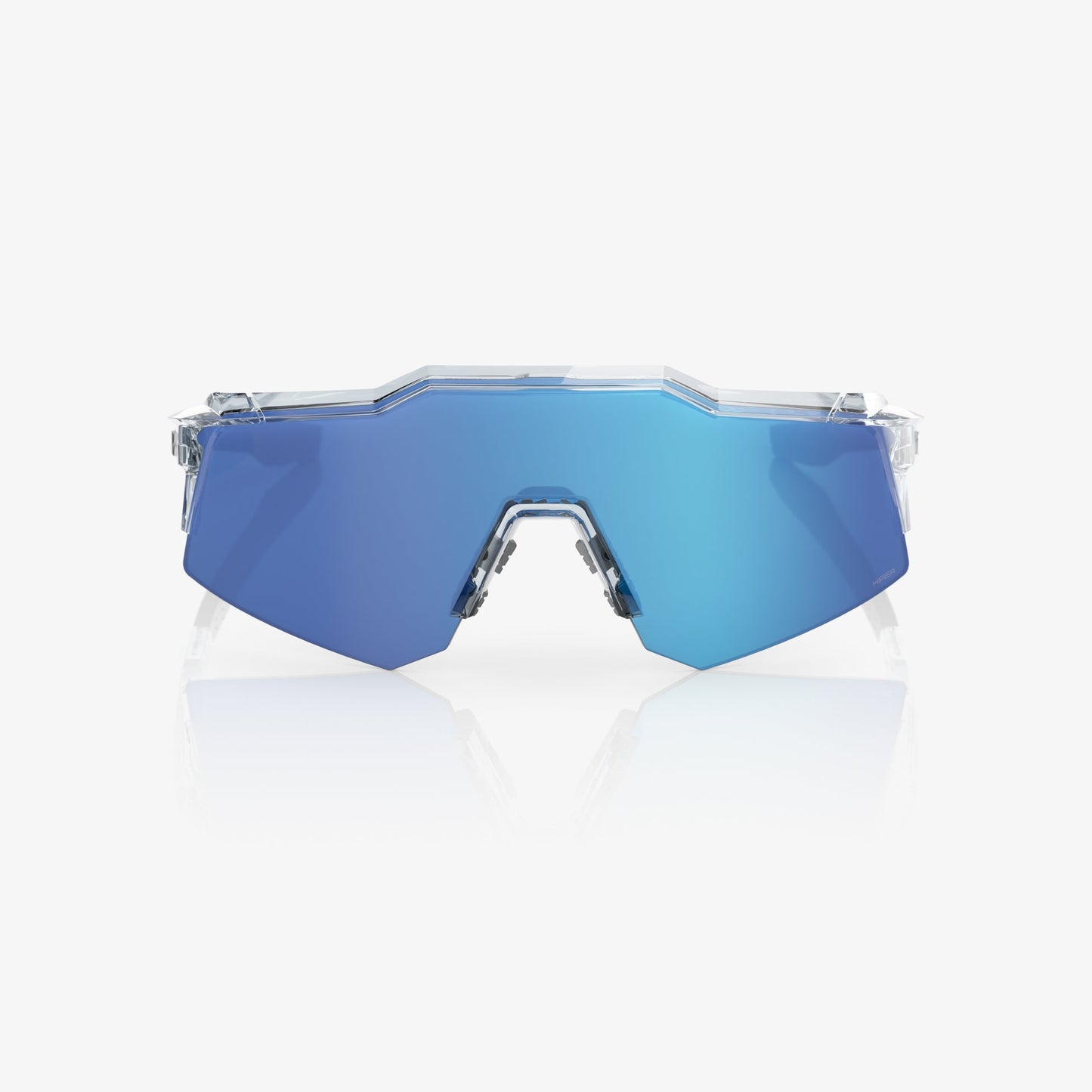 100% SPEEDCRAFT® XS POLISHED TRANSLUCENT CLEAR HiPER® BLUE MIRROR LENS W/ BONUS CLEAR LENS