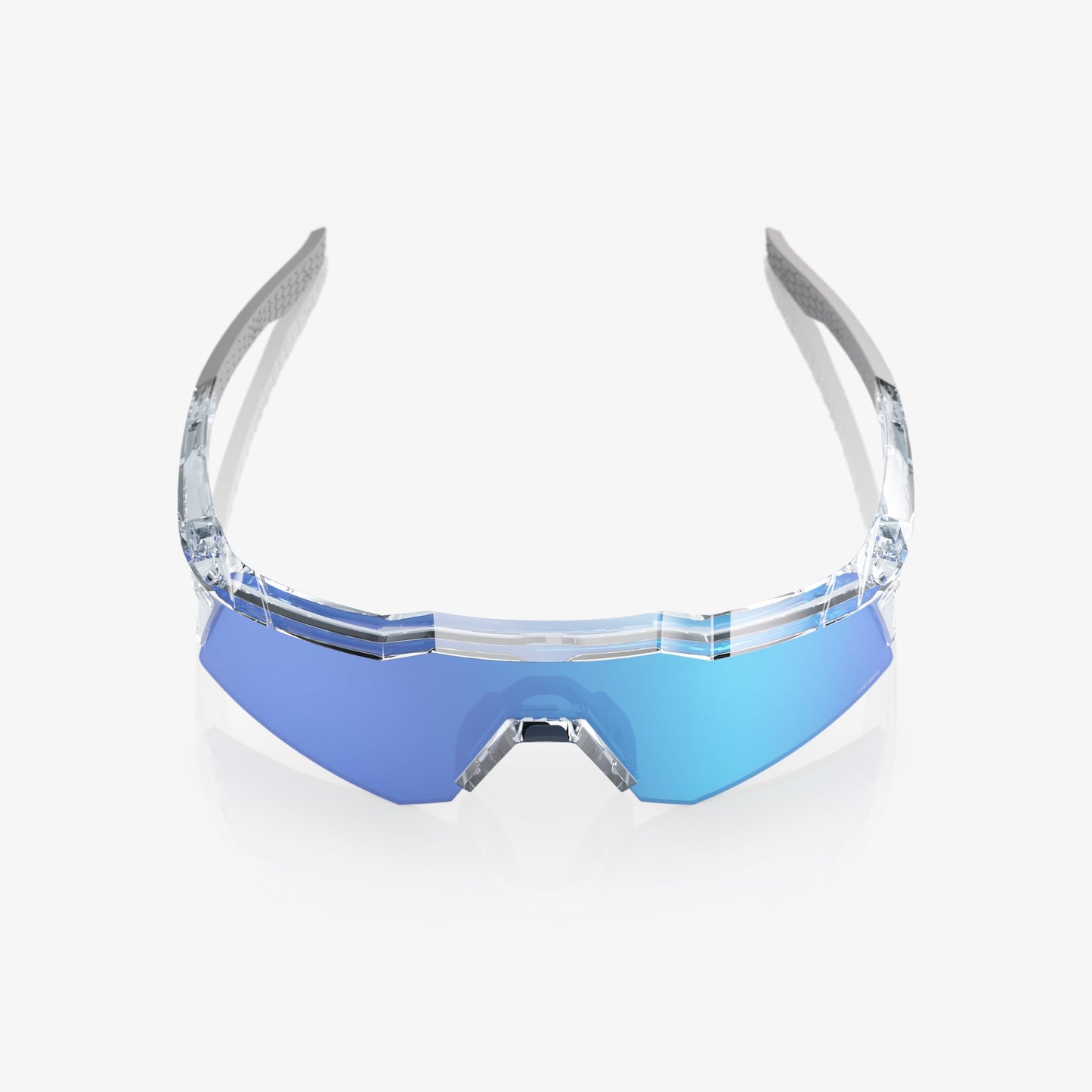 100% SPEEDCRAFT® XS POLISHED TRANSLUCENT CLEAR HiPER® BLUE MIRROR LENS W/ BONUS CLEAR LENS