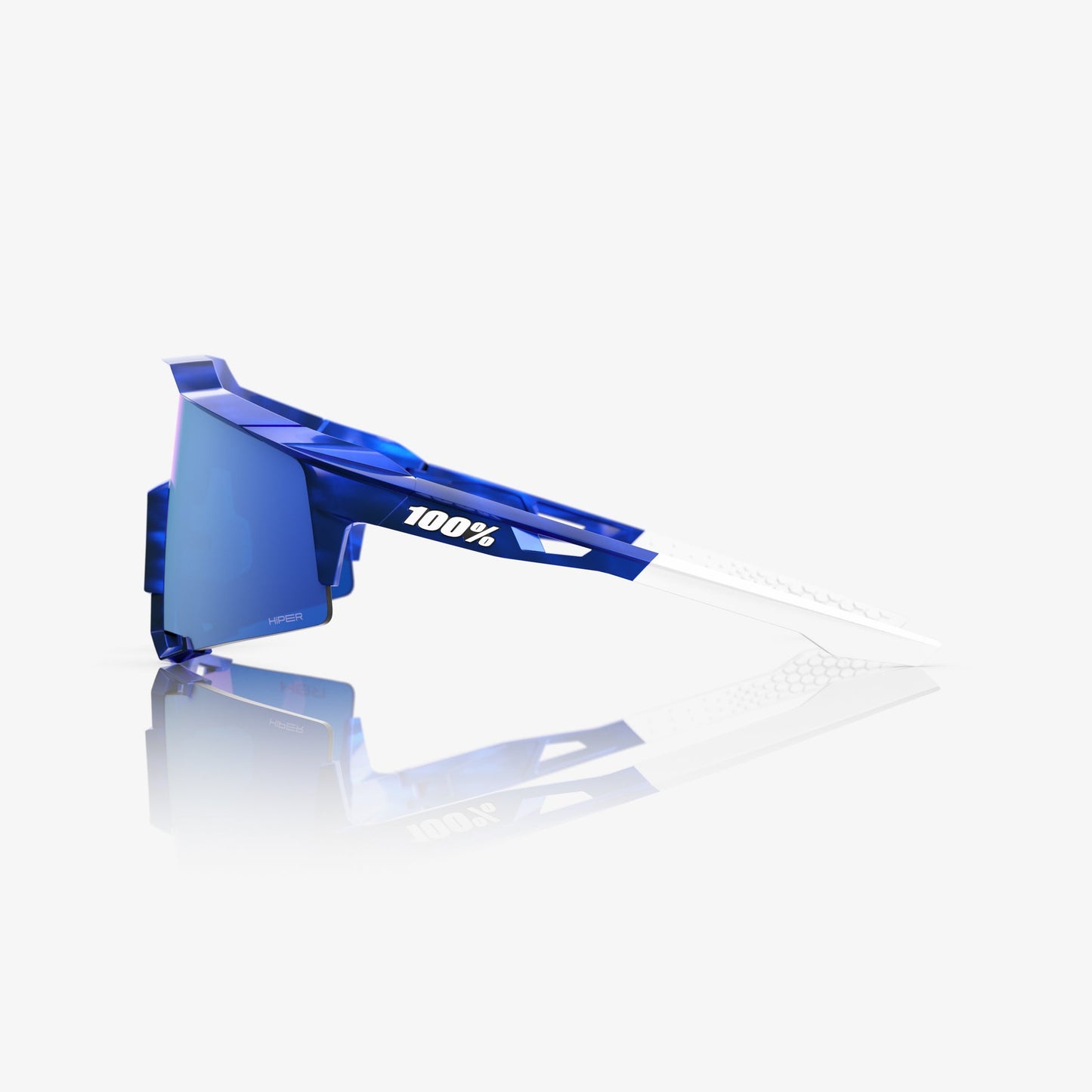 100% SPEEDCRAFT® RBH GLOSS BLUE HOLOGRAPHIC HiPER® ROYAL BLUE MIRROR LENS
