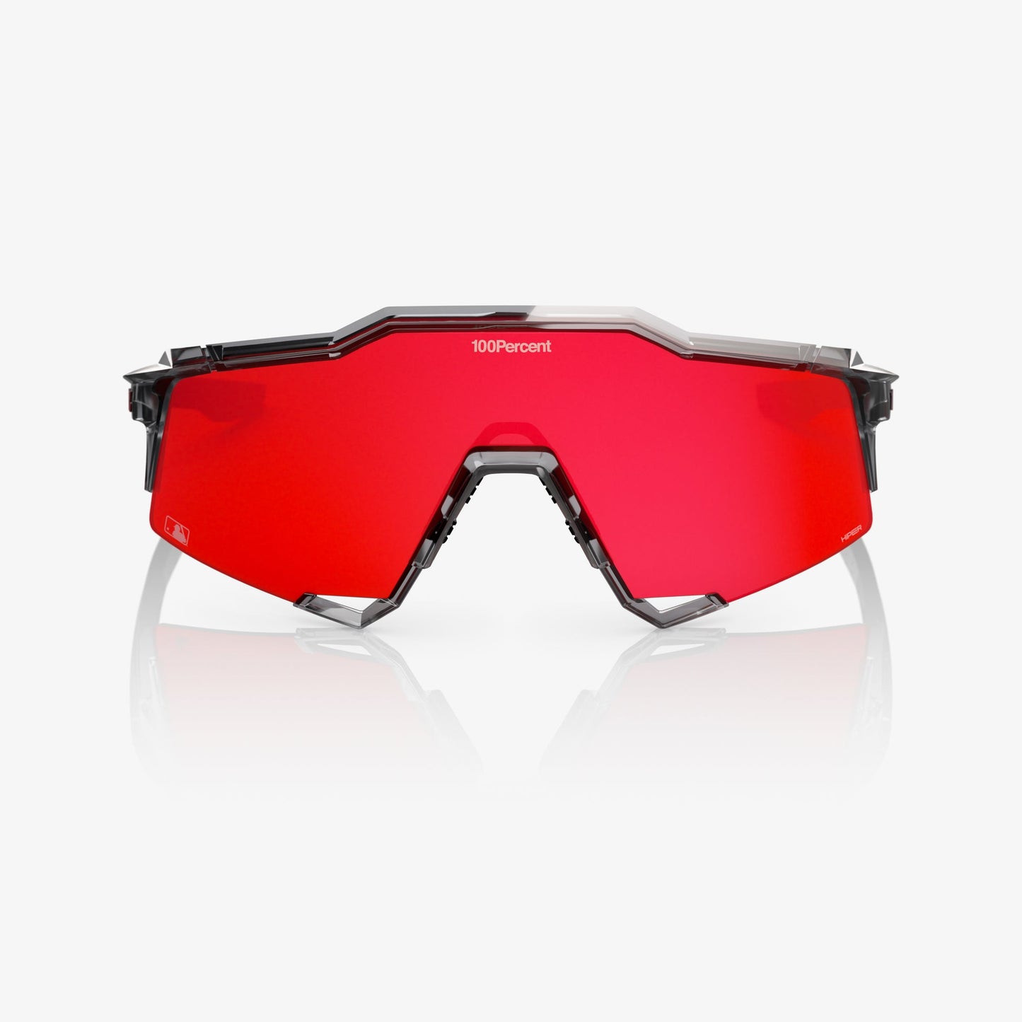 SPEEDCRAFT MLB AUTHENTIC POLISHED TRANSLUCENT GREY HiPER® Fire Red Mirror Lens