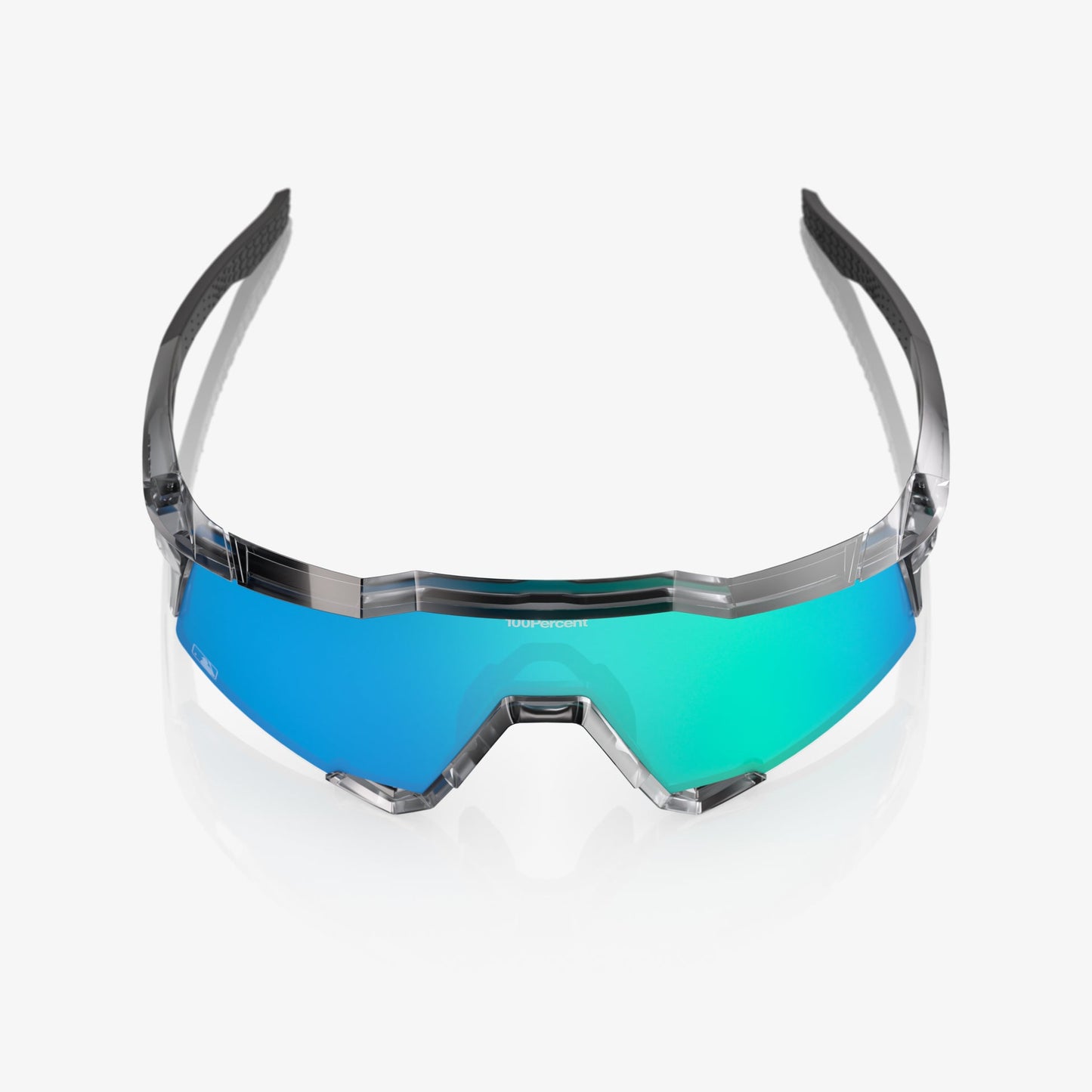 100% SPEEDCRAFT MLB AUTHENTIC POLISHED TRANSLUCENT GREY BLUE TOPAZ MIRROR LENS