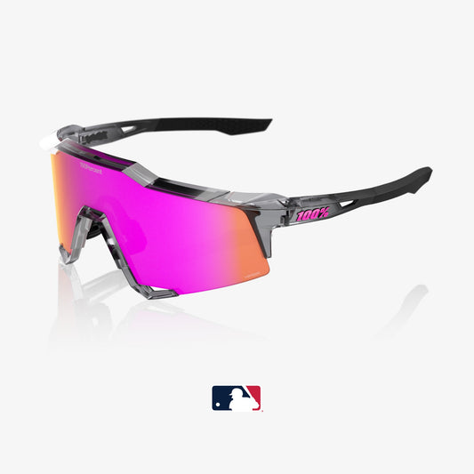 SPEEDCRAFT MLB AUTHENTIC POLISHED TRANSLUCENT GREY HiPER® Vital Pink Mirror Lens