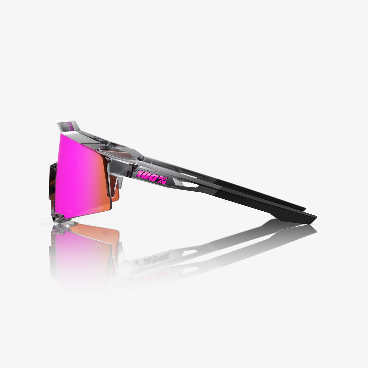 SPEEDCRAFT MLB AUTHENTIC POLISHED TRANSLUCENT GREY HiPER® Vital Pink Mirror Lens