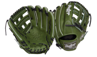 RAWLINGS HEART OF THE HIDE R2G 12.25-INCH INFIELD GLOVE; LIMITED EDITION MILITARY GREEN