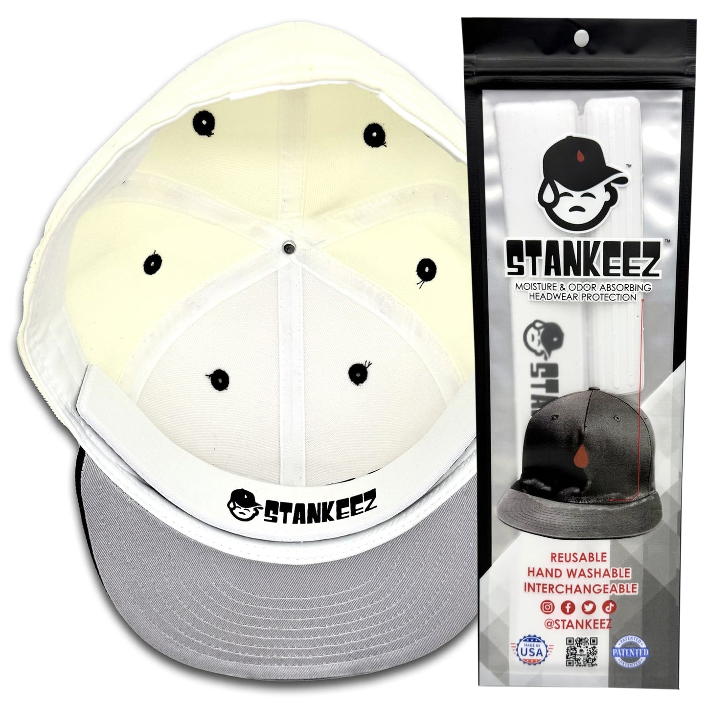STANKEEZ HAT LINER - WHITE