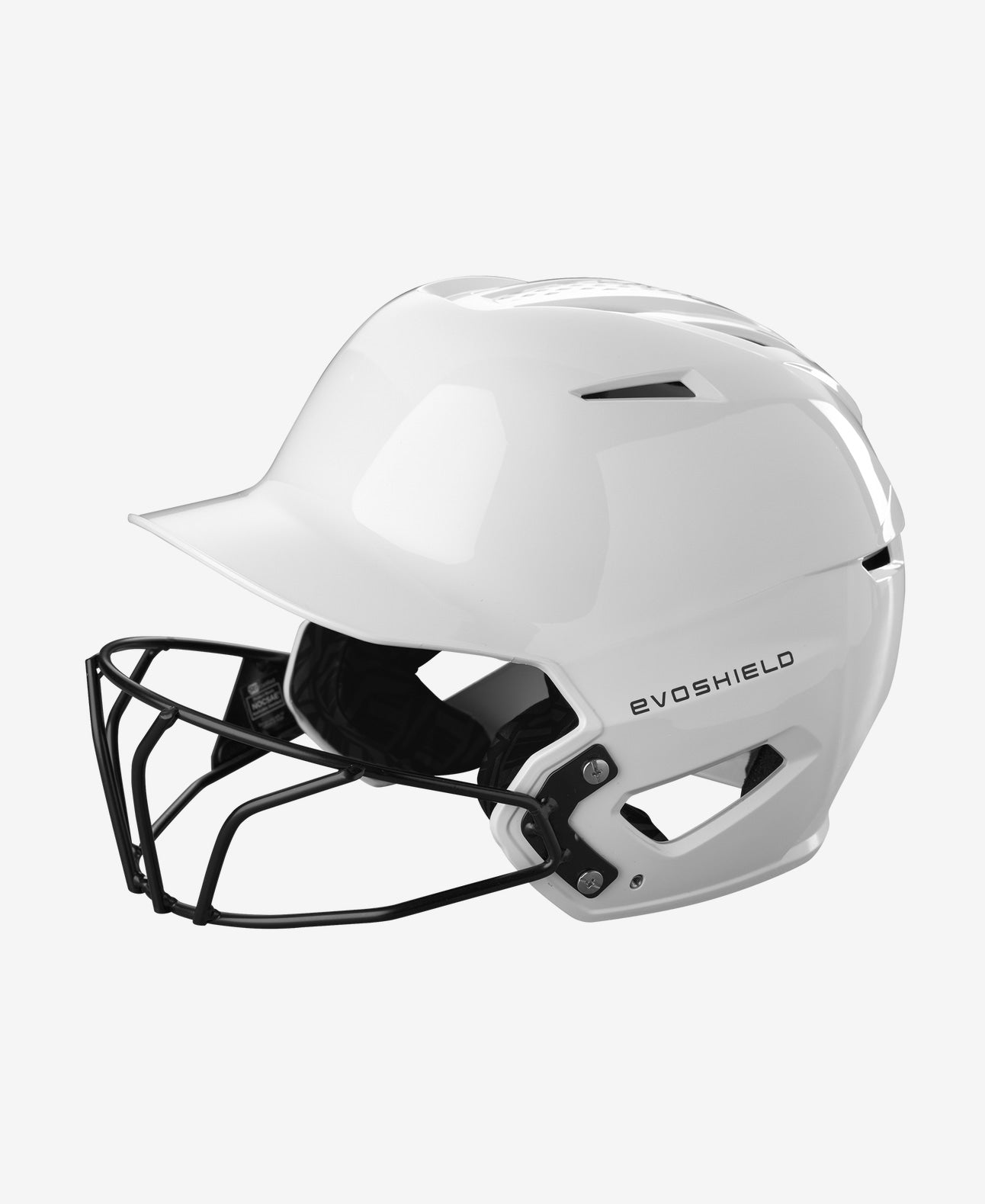 EVOSHIELD XVT 2.0 GLOSSY BATTING HELMENT WITH FACEMASK