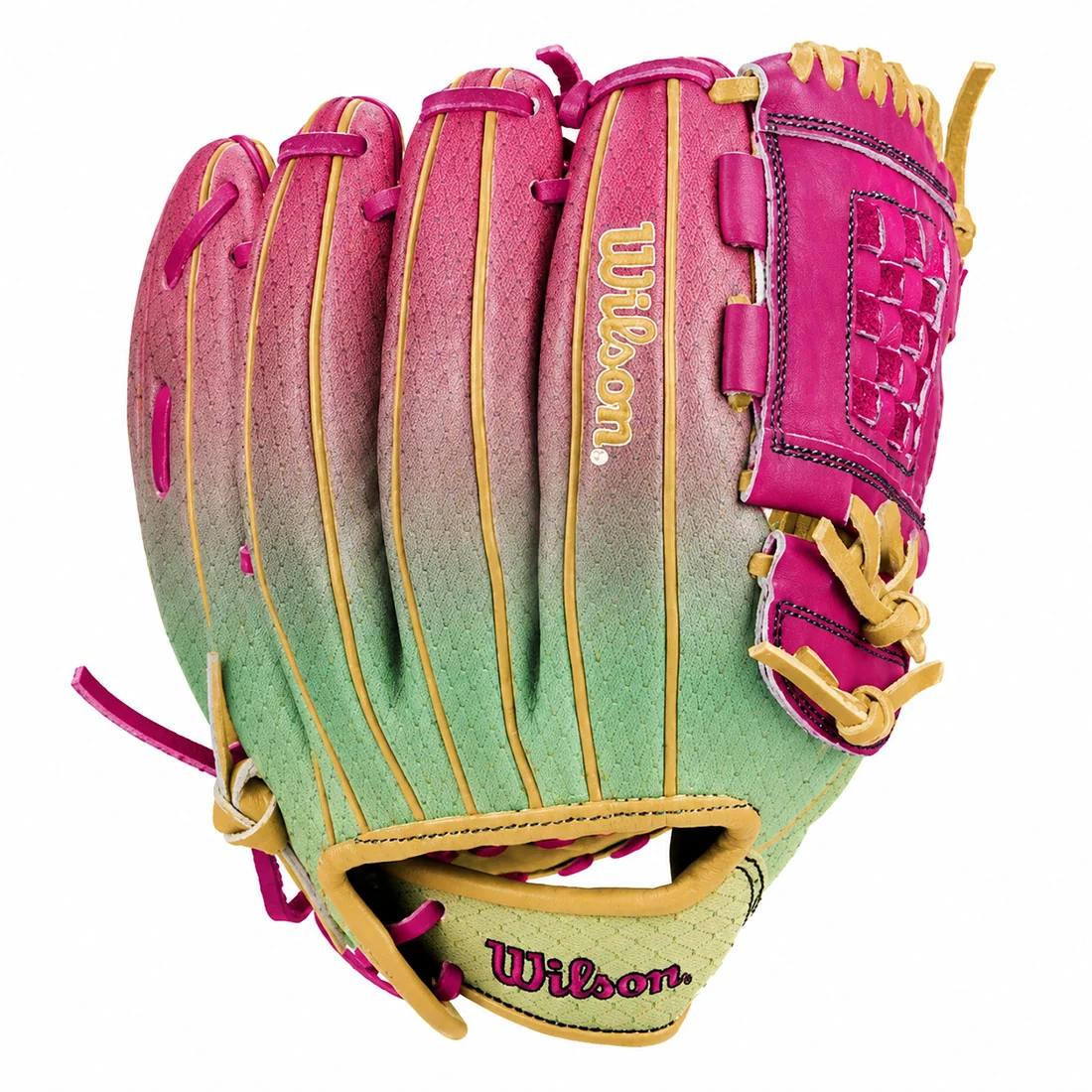 2027 WILSON A1000 P12 12" LE FASTPITCH SOFTBALL GLOVE: SUNSET