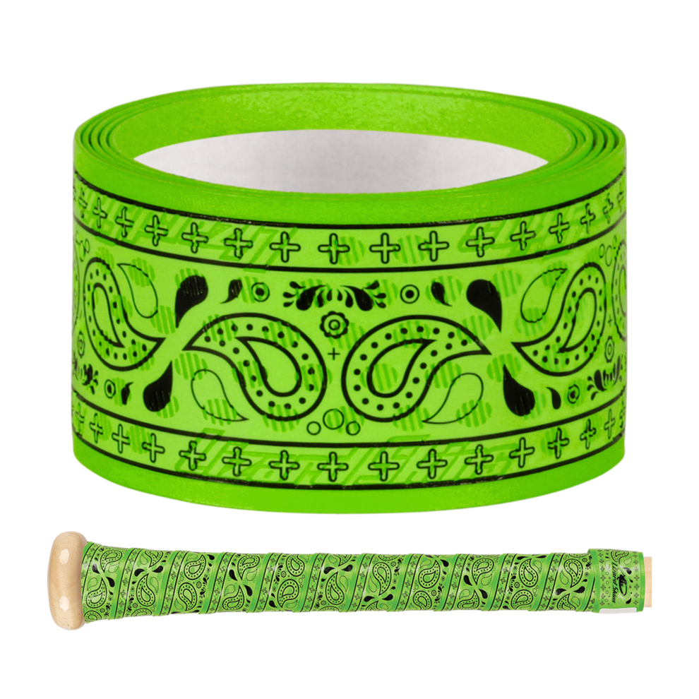 LIZARD SKINS DSP ULTRA OUTBURST BAT GRIP - GREEN BANDIT