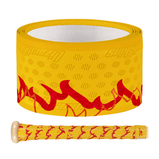 LIZARD SKINS DSP ULTRA OUTBURST BAT GRIP - YELLOW BLAZE