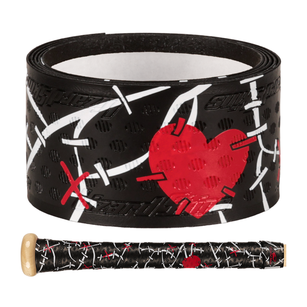 LIZARD SKINS DSP ULTRA OUTBURST BAT GRIP - LOVE HURTS