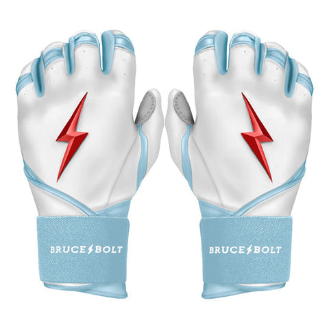 BRUCE BOLT YOUTH PREMIUM PRO HAPP SERIES LONG CUFF BATTING GLOVES