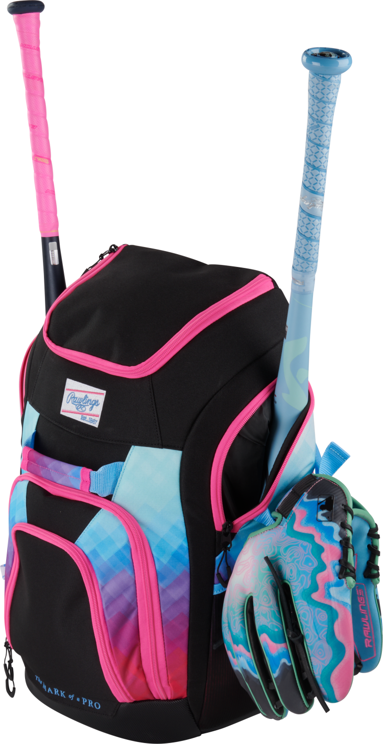 RAWLINGS FRANCHISE 2 PLAYER'S BASEBALL BACKPACK
