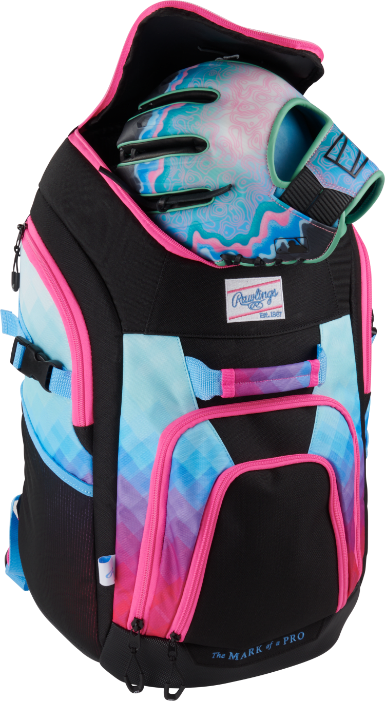 RAWLINGS FRANCHISE 2 PLAYER'S BASEBALL BACKPACK