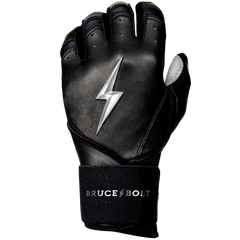 BRUCE BOLT 2021 CHROME SERIES LONG CUFF BATTING GLOVES WITH STORAGE BAG