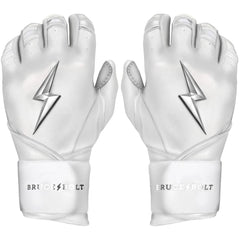 BRUCE BOLT 2021 CHROME SERIES LONG CUFF BATTING GLOVES WITH STORAGE BAG