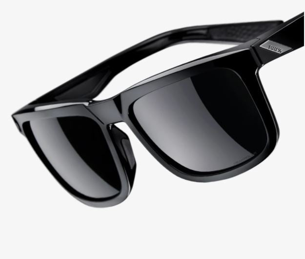 100% BLAKE POLISHED BLACK GREY PEAKPOLAR LENS