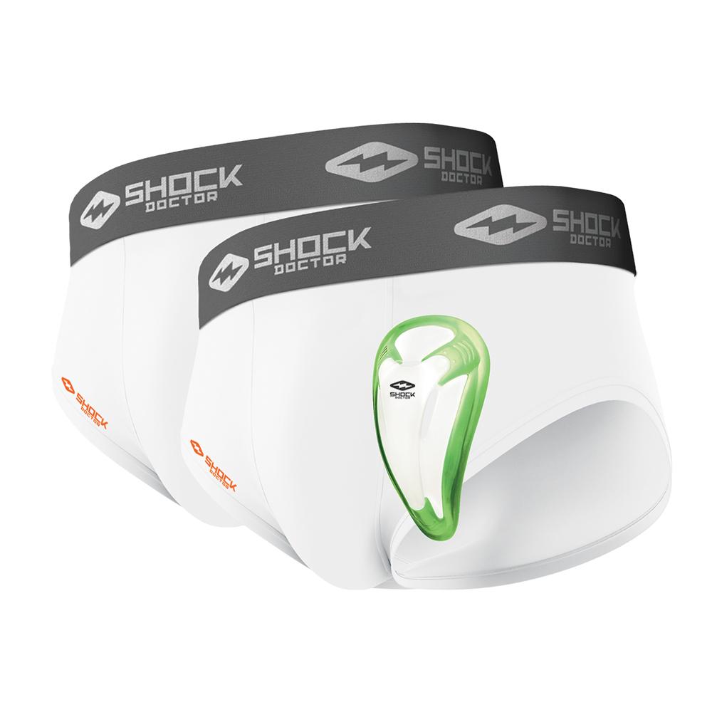 SHOCK DOCTOR CORE 2-PACK BRIEF WITH BIO-FLEX CUP