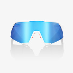 100% S3® TOTAL ENERGIES TEAM MATTE WHITE / METALLIC BLUE HiPER® BLUE MULTILAYER MIRROR LENS