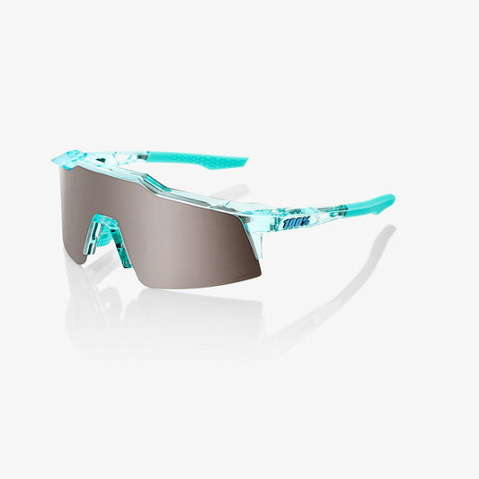 100% SPEEDCRAFT® SL POLISHED TRANSLUCENT MINT HiPER® SILVER MIRROR LENS + CLEAR LENS INCLUDED