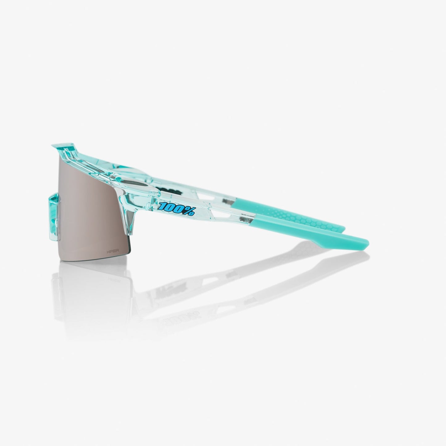 100% SPEEDCRAFT® SL POLISHED TRANSLUCENT MINT HiPER® SILVER MIRROR LENS + CLEAR LENS INCLUDED