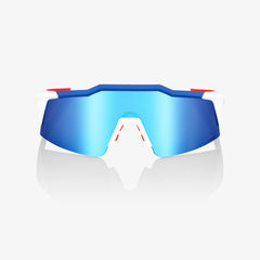 100% SPEEDCRAFT® SL TOTAL ENERGIES TEAM MATTE WHITE / METALLIC BLUE HiPER® BLUE MULTILAYER MIRROR LENS