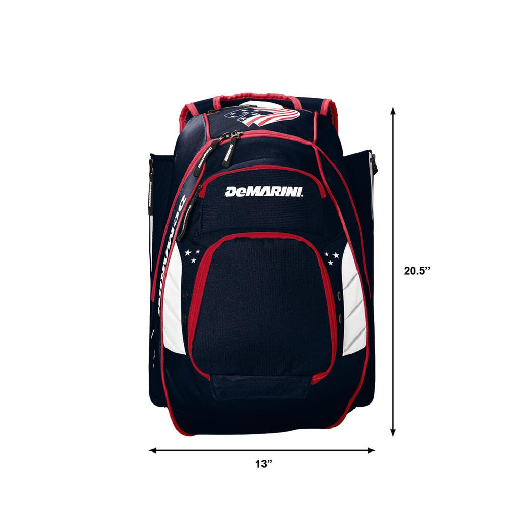 Demarini voodoo rebirth bat pack red white and on sale blue