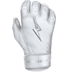 BRUCE BOLT 2021 YOUTH CHROME SERIES SHORT CUFF BATTING GLOVES WITH STORAGE BAG
