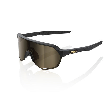 100% S2® MATTE BLACK SOFT GOLD MIRROR LENS + CLEAR LENS INCLUDED